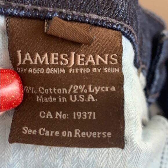 James Jeans Shorty Cutoff Distressed Denim Shorts - Picture 6 of 9